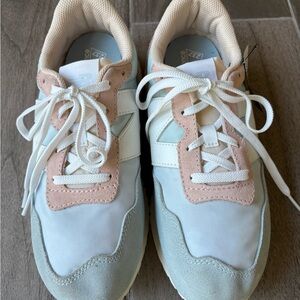 New Balance 237s Women's Pastel Athletic Shoes - Pink and Blue